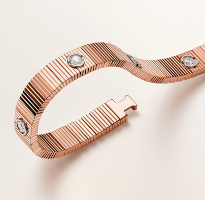 Demo NEW 7 MM 7-DIAMOND HEART-SHAPED BRACELET