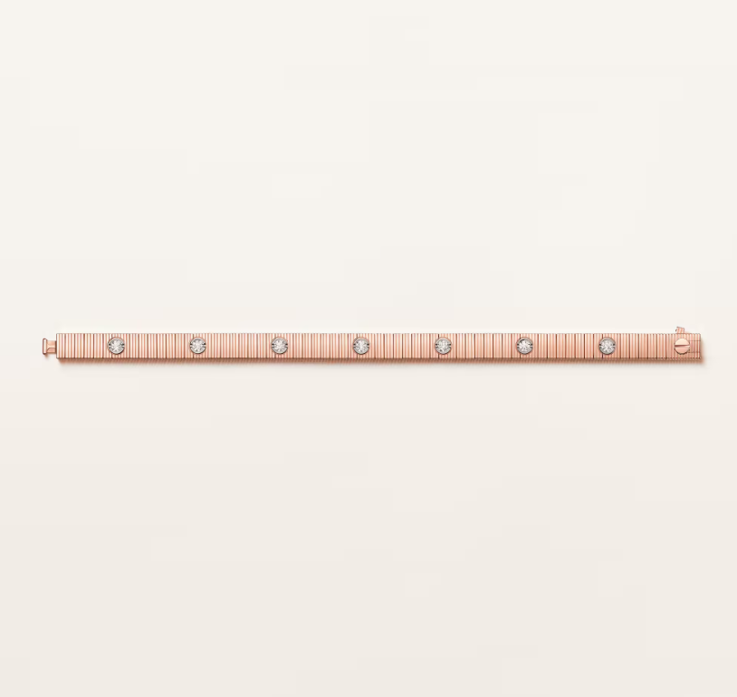 Demo NEW 7 MM 7-DIAMOND HEART-SHAPED BRACELET