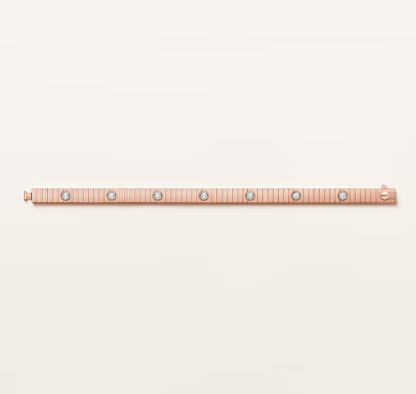 Demo NEW 7 MM 7-DIAMOND HEART-SHAPED BRACELET