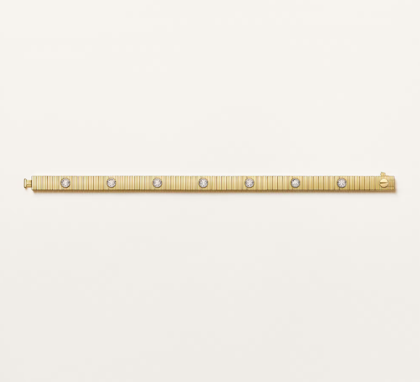 Demo NEW 7 MM 7-DIAMOND HEART-SHAPED BRACELET
