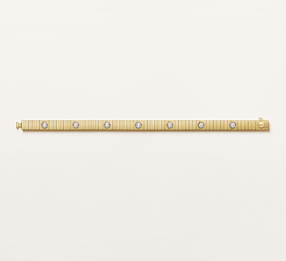 Demo NEW 7 MM 7-DIAMOND HEART-SHAPED BRACELET
