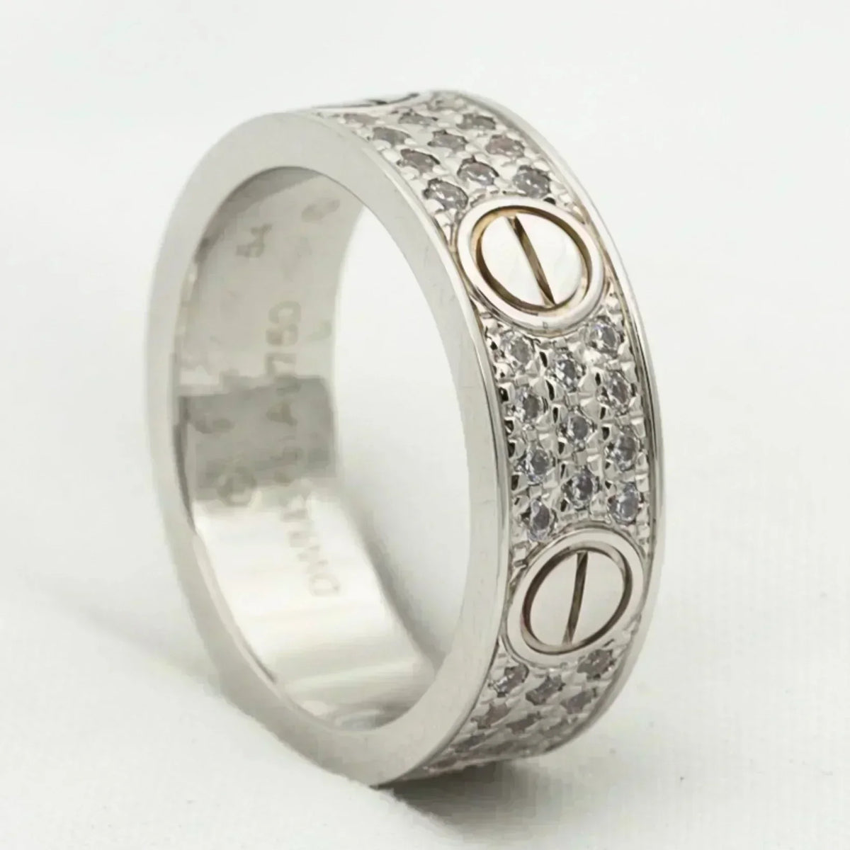 ¡®Lume Jewelry¡¯LOVE RING 5.5MM DIAMONDS PAVED