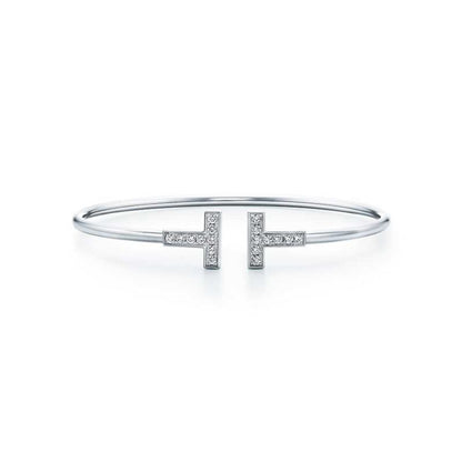 [Lume Jewelry]T BRACELET 1.8MM DIAMOND SILVER
