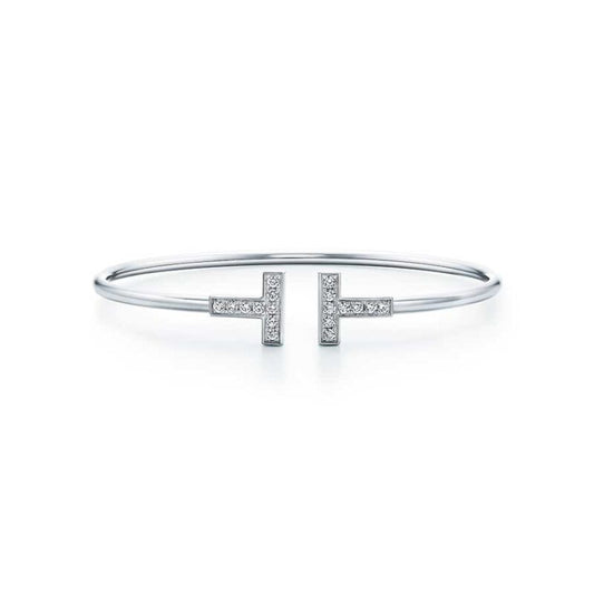 [Lume Jewelry]T BRACELET 1.8MM DIAMOND SILVER