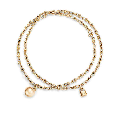 [Lume Jewelry]HARDWEAR WRAP NECKLACE
