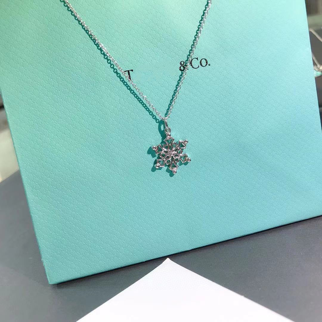 [Lume Jewelry]STERLING SILVER SNOWFLAKE PENDANT NECKLACE
