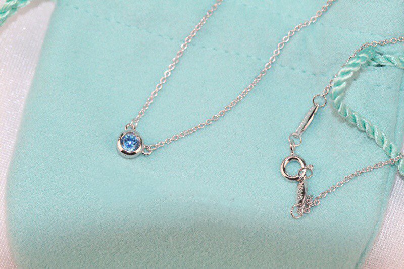 [Lume Jewelry]ELSA PERETTI SERIES SINGLE DIAMOND SIMPLE NECKLACE