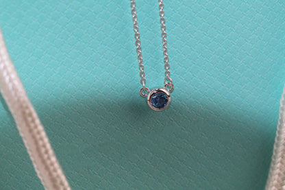 [Lume Jewelry]ELSA PERETTI SERIES SINGLE DIAMOND SIMPLE NECKLACE