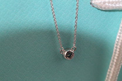 [Lume Jewelry]ELSA PERETTI SERIES SINGLE DIAMOND SIMPLE NECKLACE