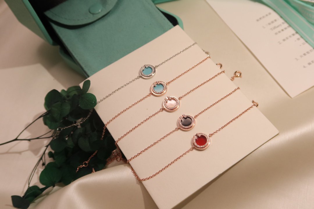 [Lume Jewelry]DIAMOND CIRCLE PINK GOLD BRACELET