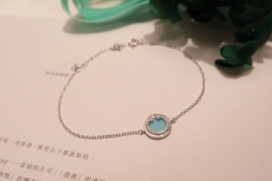 [Lume Jewelry]DIAMOND CIRCLE PINK GOLD BRACELET