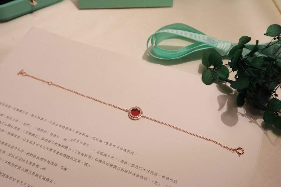 [Lume Jewelry]DIAMOND CIRCLE PINK GOLD BRACELET