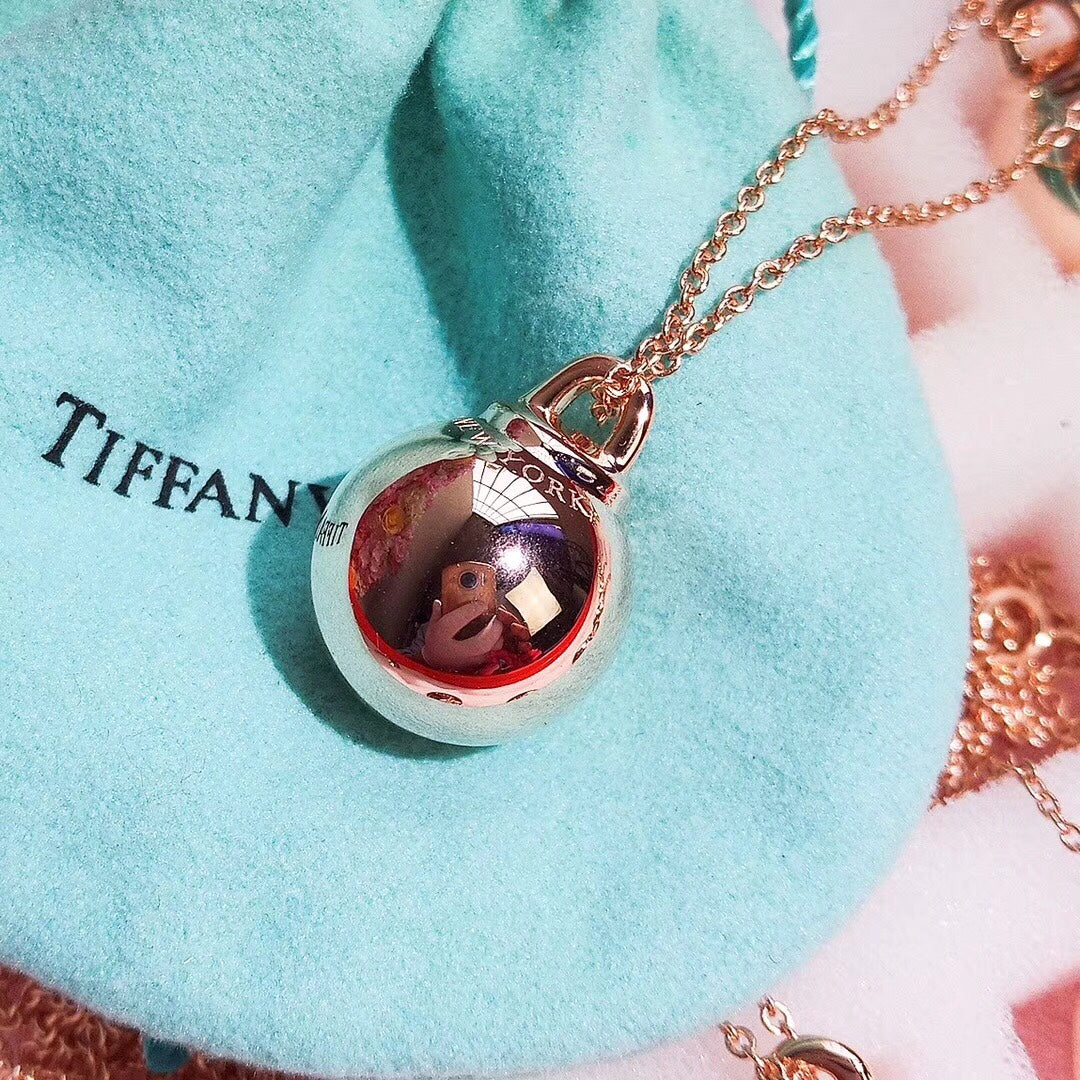 [Lume Jewelry]HARDWEAR PENDENTIF BALL ROSE NECKLACE