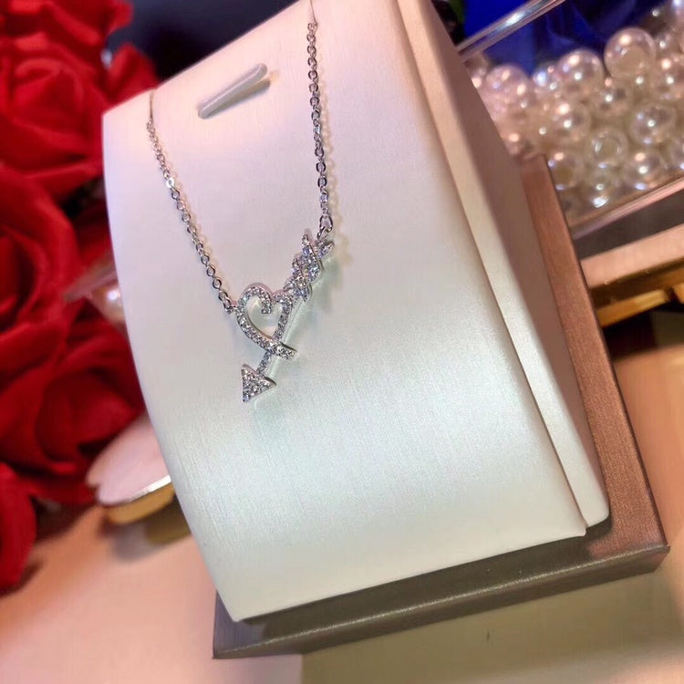 [Lume Jewelry]COLGANTE HEART & ARROW NECKLACE