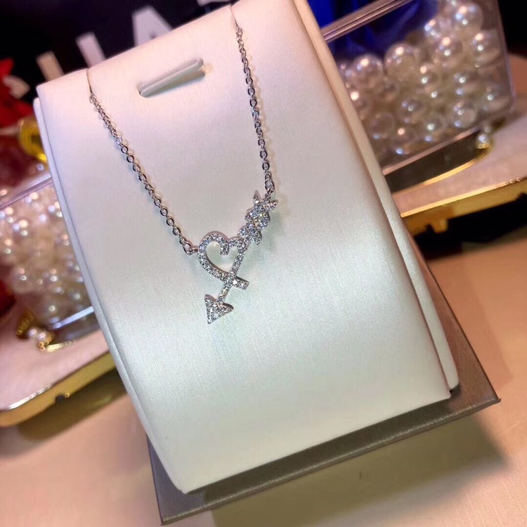 [Lume Jewelry]COLGANTE HEART & ARROW NECKLACE