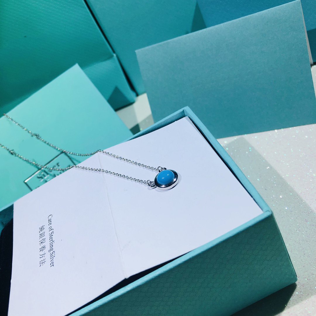 [Lume Jewelry]YARD TURQUOISE NECKLACE SILVER