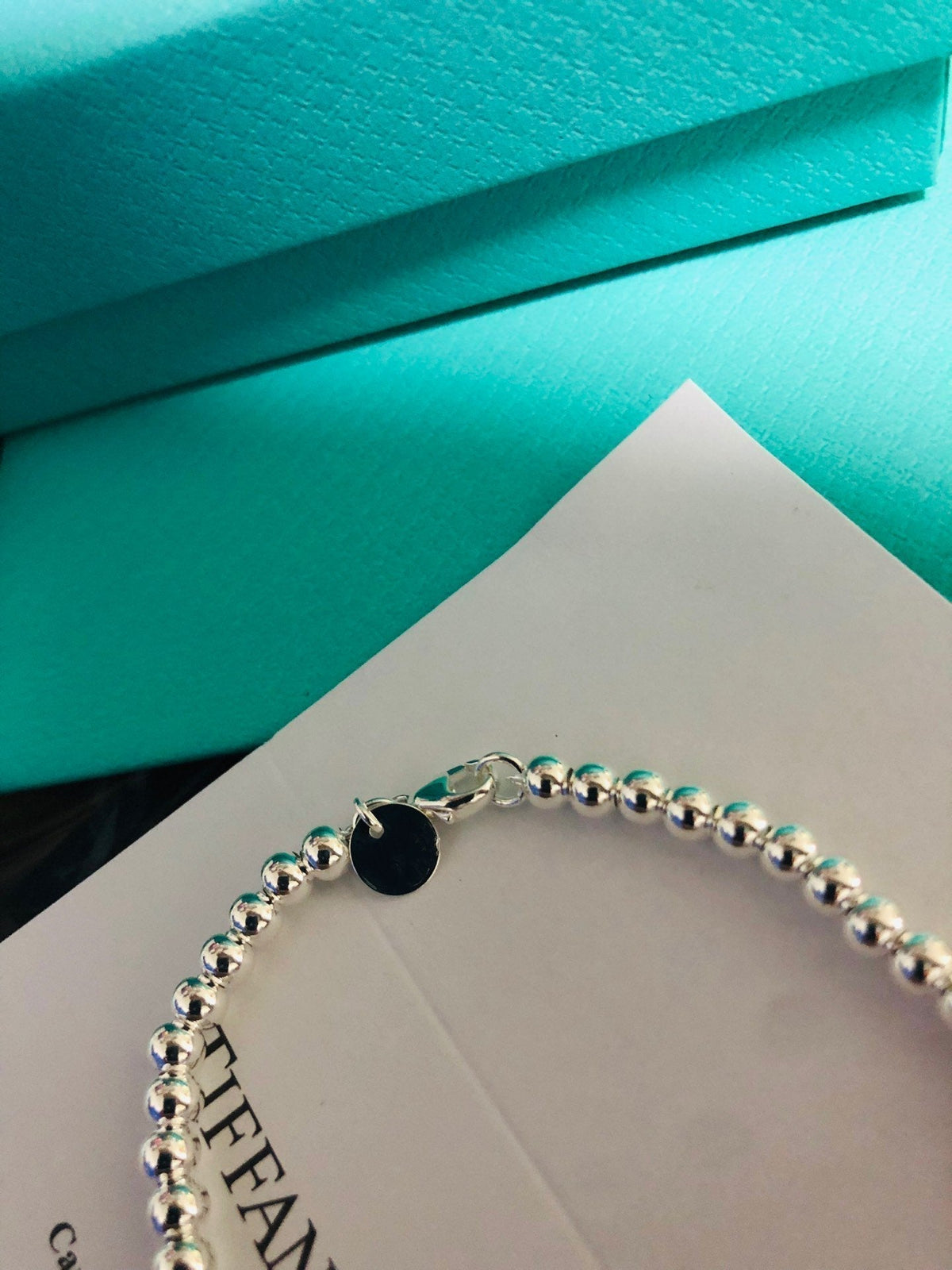 [Lume Jewelry]LOVE TIFFANY RED HEART TAG BEAD BRACELET