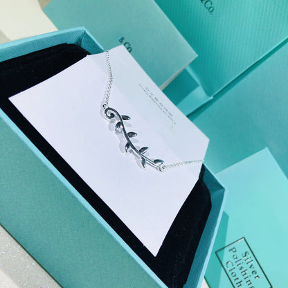 [Lume Jewelry]PALOMA PICASSO STERLING SILVER OLIVE BRANCH NECKLACE