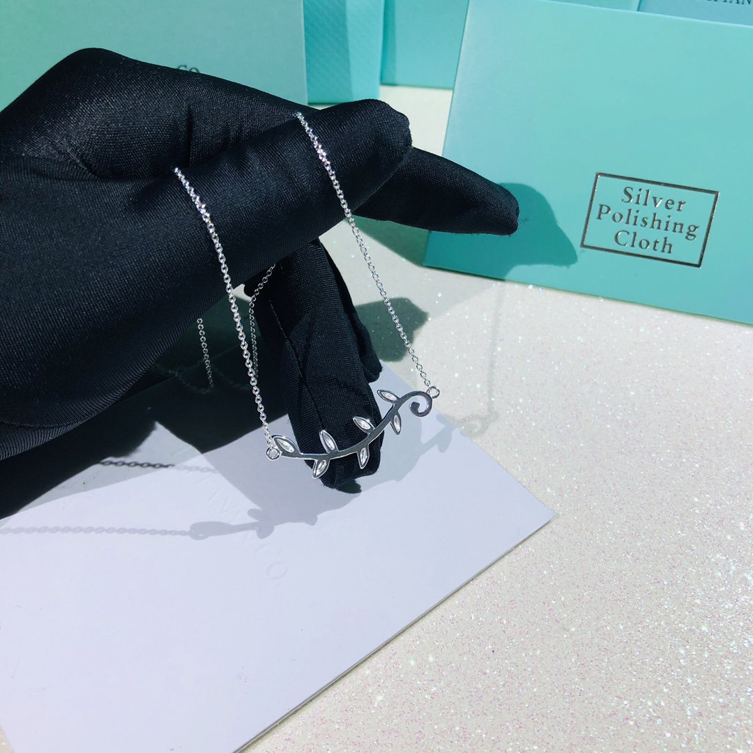 [Lume Jewelry]PALOMA PICASSO STERLING SILVER OLIVE BRANCH NECKLACE