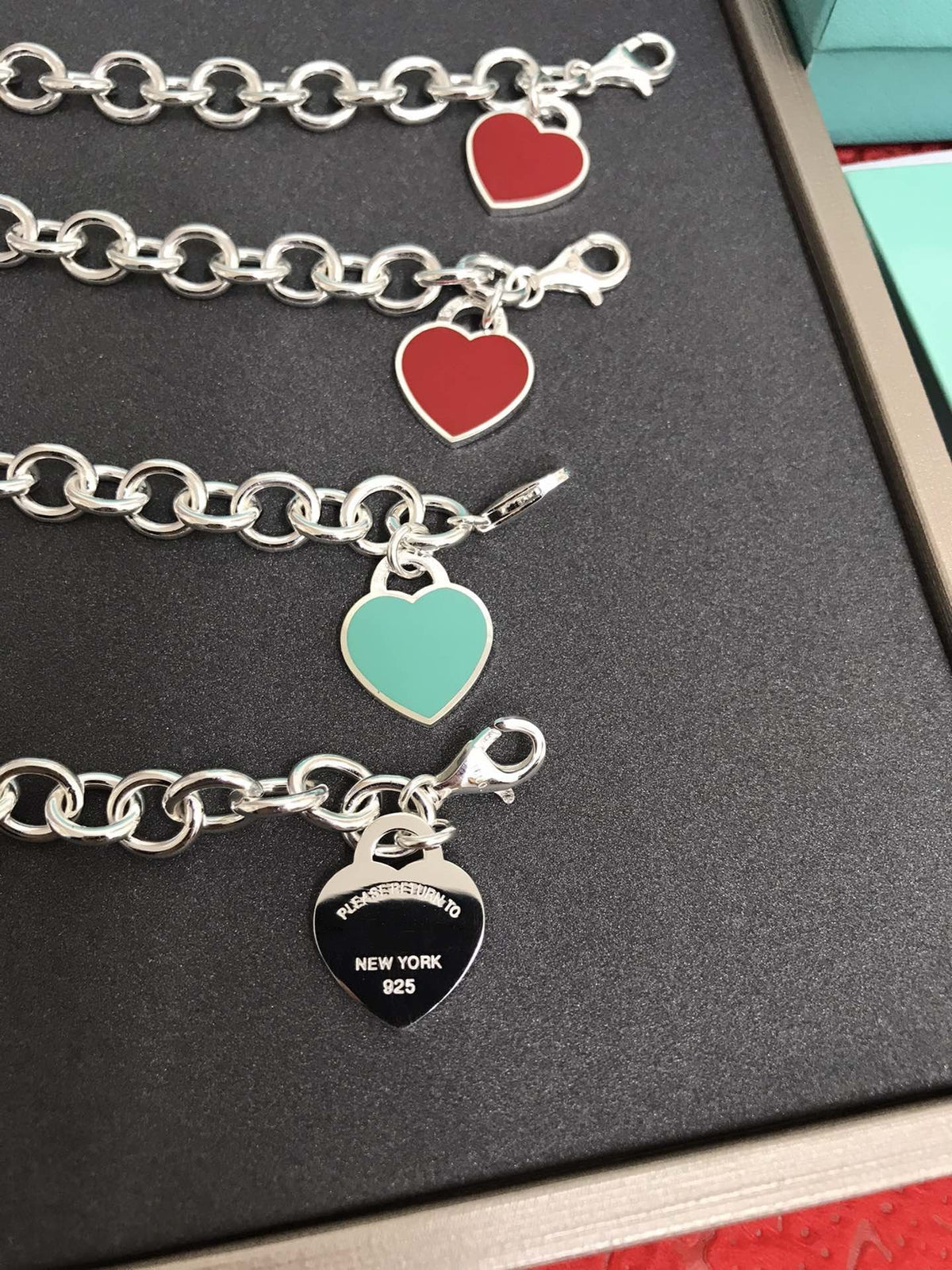 [Lume Jewelry]HEART TAG BRACELET SILVER MEDIUM