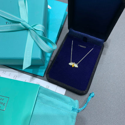 [Lume Jewelry]PAPER FLOWERS YELLOW DIAMOND FIREFLY PENDANT