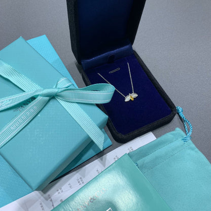 [Lume Jewelry]PAPER FLOWERS YELLOW DIAMOND FIREFLY PENDANT