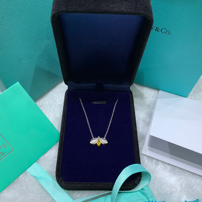 [Lume Jewelry]PAPER FLOWERS YELLOW DIAMOND FIREFLY PENDANT