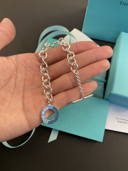 [Lume Jewelry]TOGGLE TAG BRACELET SILVER