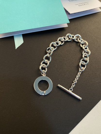 [Lume Jewelry]TOGGLE TAG BRACELET SILVER