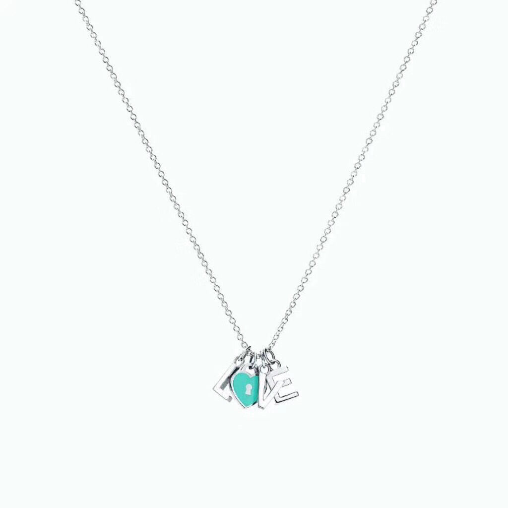 [Lume Jewelry]COLLAR LOVE PLATA NECKLACE