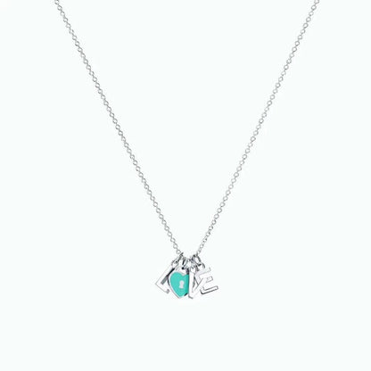 [Lume Jewelry]COLLAR LOVE PLATA NECKLACE