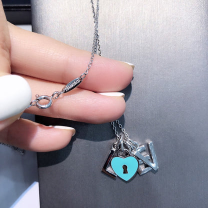 [Lume Jewelry]COLLAR LOVE PLATA NECKLACE