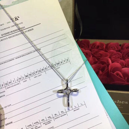 [Lume Jewelry]CROSS NECKLACE STERLING SILVER MATERIAL