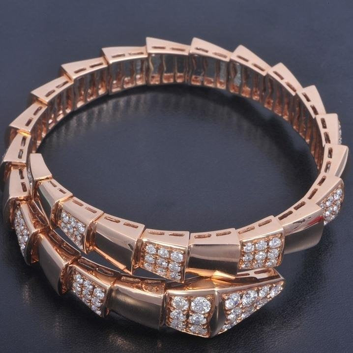 [Lume Jewelry]SERPENTI BRACELET PINK GOLD DIAMOND