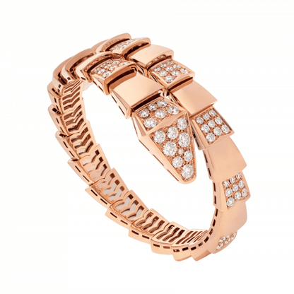 [Lume Jewelry]SERPENTI WIDE BRACELET PINK GOLD DIAMOND