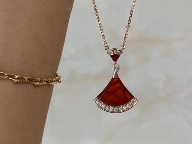 [Lume Jewelry]DREAM NECKLACE CARNELIAN DIAMOND