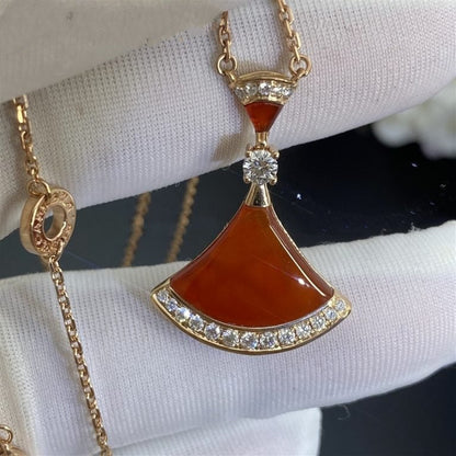 [Lume Jewelry]DREAM NECKLACE CARNELIAN DIAMOND