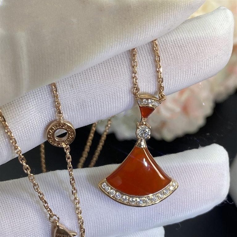 [Lume Jewelry]DREAM NECKLACE CARNELIAN DIAMOND