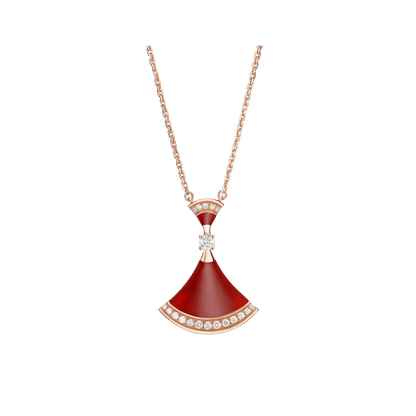 [Lume Jewelry]DREAM NECKLACE CARNELIAN DIAMOND