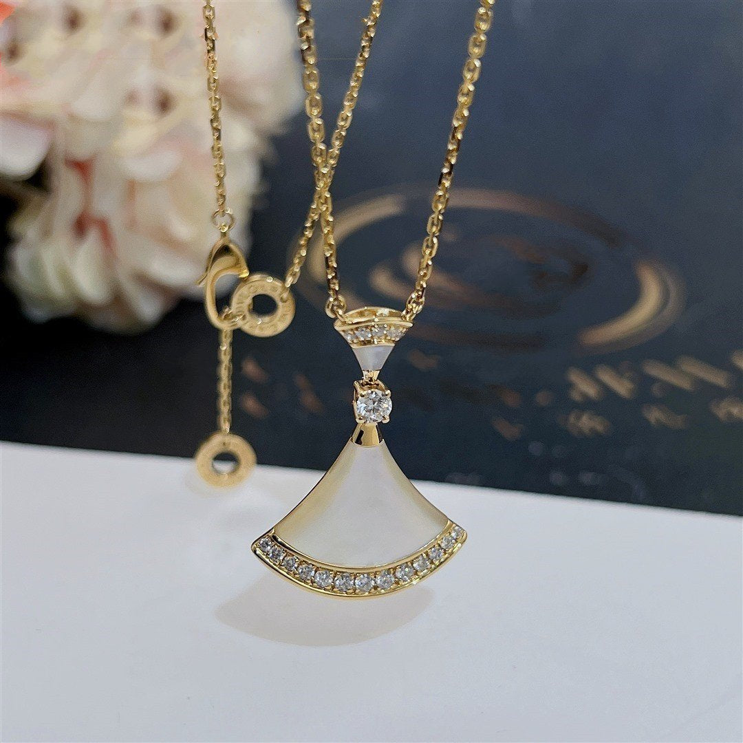 [Lume Jewelry]DREAM NECKLACE MOP GOLD DIAMOND