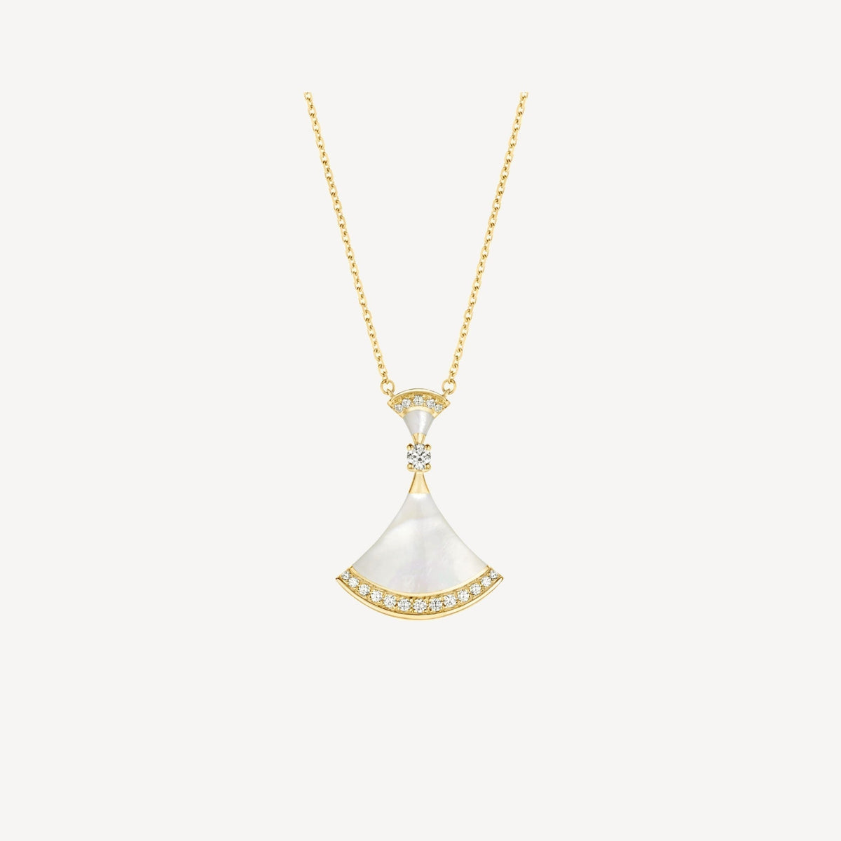 [Lume Jewelry]DREAM NECKLACE MOP GOLD DIAMOND