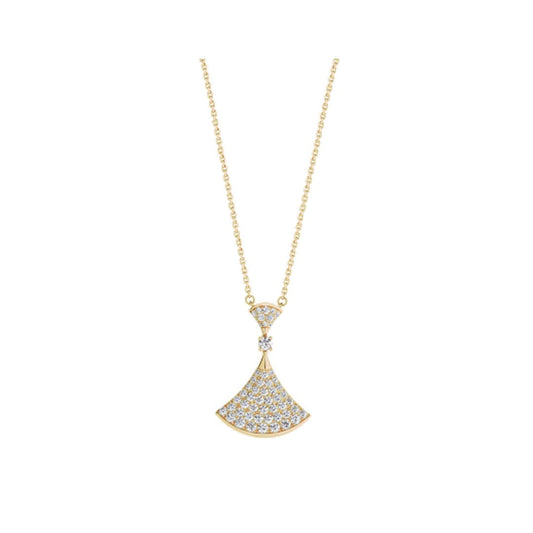 [Lume Jewelry]DREAM NECKLACE GOLD FULL DIAMOND