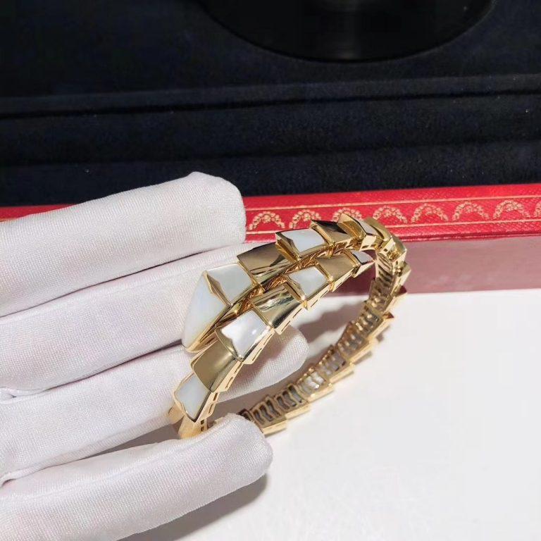 [Lume Jewelry]SERPENTI BRACELET MOP GOLD
