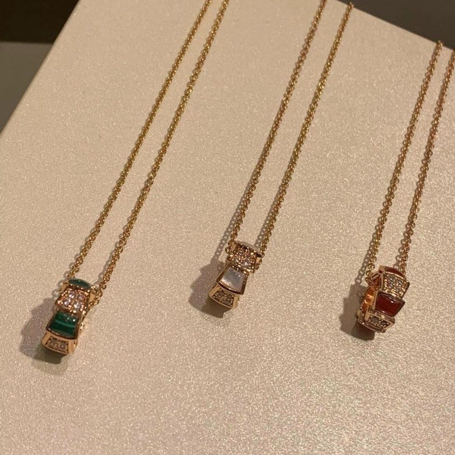 [Lume Jewelry]SERPENTI PEDANT DIAMOND NECKLACE