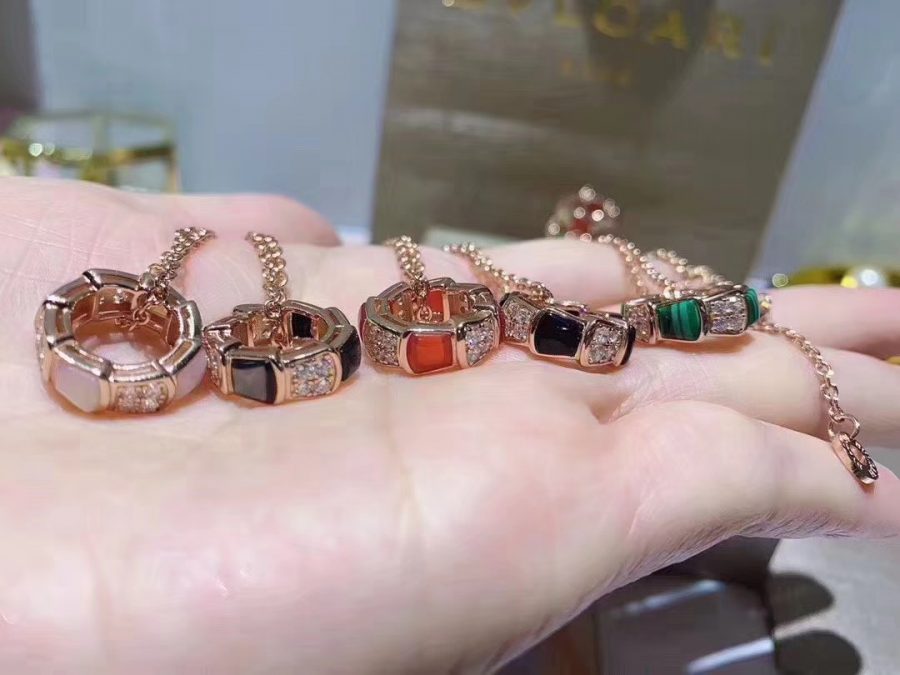 [Lume Jewelry]SERPENTI PEDANT DIAMOND NECKLACE