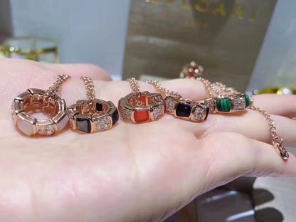 [Lume Jewelry]SERPENTI PEDANT DIAMOND NECKLACE