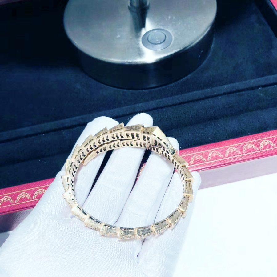 [Lume Jewelry]SERPENTI BRACELET 8MM PINK GOLD DIAMOND