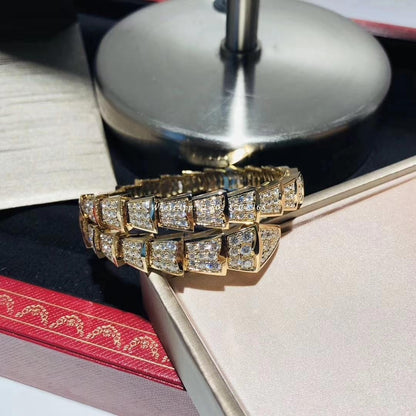 [Lume Jewelry]SERPENTI BRACELET 8MM GOLD DIAMOND