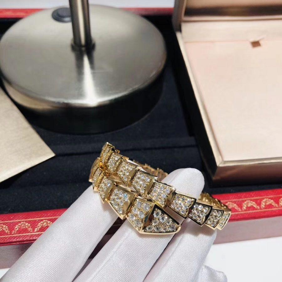 [Lume Jewelry]SERPENTI BRACELET 8MM GOLD DIAMOND