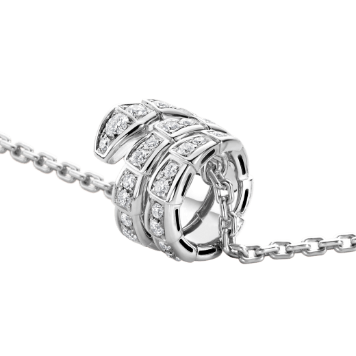 [Lume Jewelry]SERPENTI  NECKLACE DOUBLE RING DIAMOND